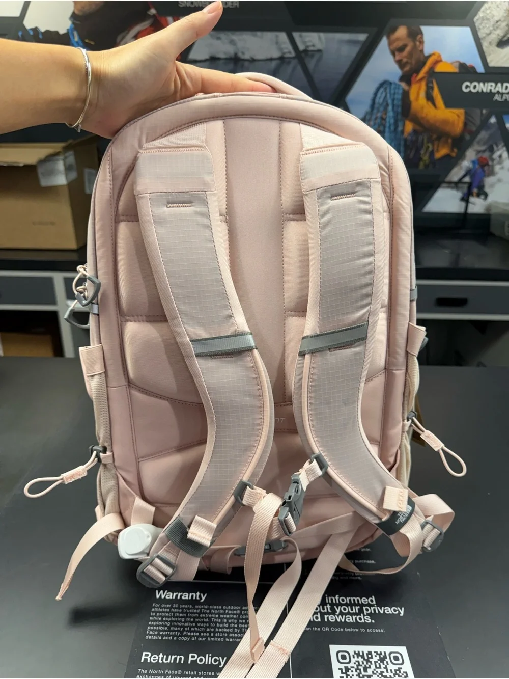 The North Face stylish pale
